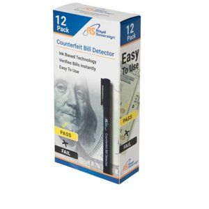RCD-1812-RS, Counterfeit Bill Detection Pens, 12 Pack